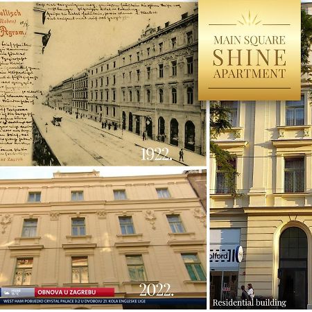 Luxurios And Historic Apartment "Shine" - Right On The Main Square Zagabria Esterno foto