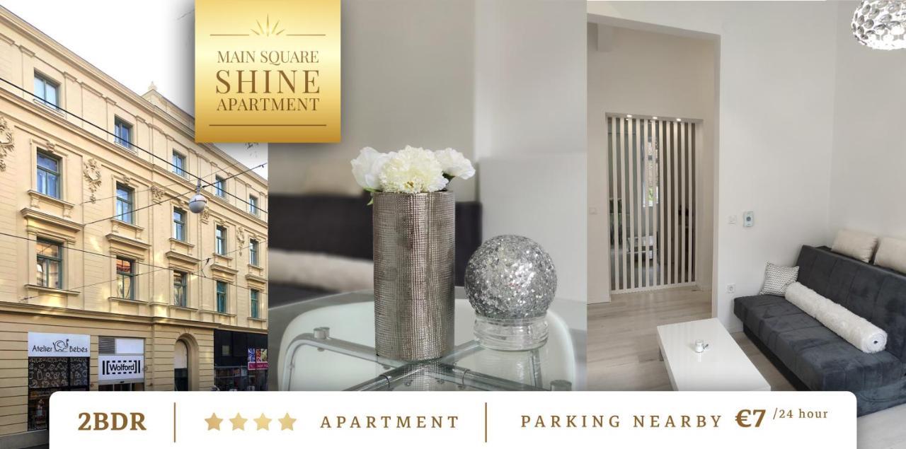 Luxurios And Historic Apartment "Shine" - Right On The Main Square Zagabria Esterno foto