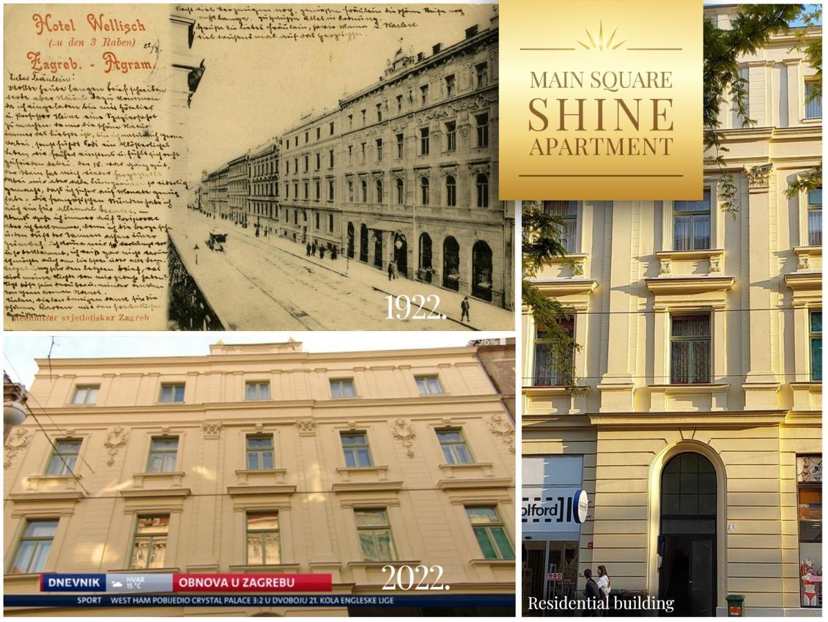 Luxurios And Historic Apartment "Shine" - Right On The Main Square Zagabria Esterno foto
